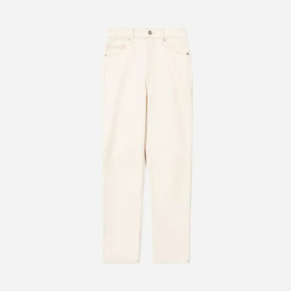 Everlane The Curvy Cheeky Jean in Ecru‎ Size 25 NWT